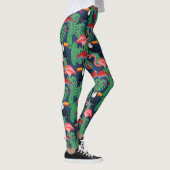 Leggings Oiseaux Tropicaux Aux Couleurs Lumineuses (Droite)