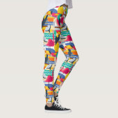 Leggings Oiseaux tropicaux géométriques (Droite)