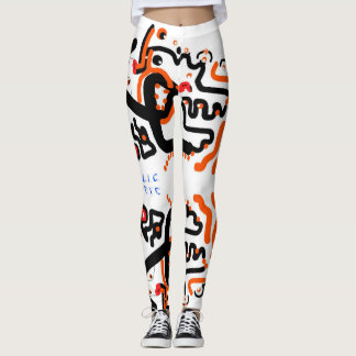 Leggings " Ojos di Surreo Mirroris " door Jacob Ke