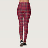 Leggings Old Brick and Cab Sav Plaid (Dos)