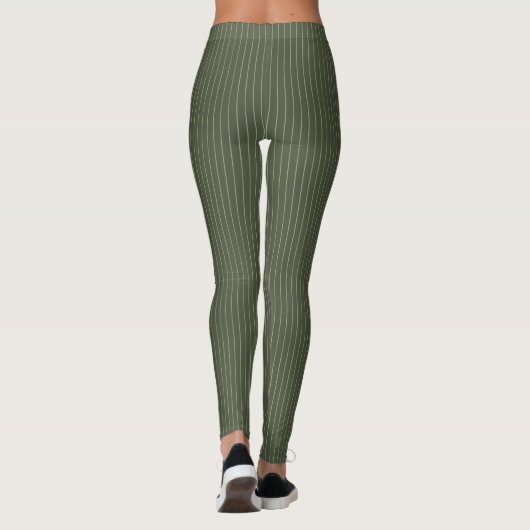 Leggings Olive Pinstripes (Dos)