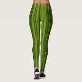 Leggings Olive strié (Dos)