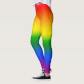 Leggings Ombre arc-en-ciel brillant (Gauche)