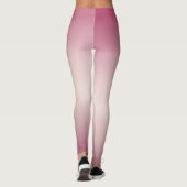 Leggings Ombre blanche rose (Dos)