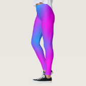 Leggings Ombre bleu rose violet 4Ann (Gauche)