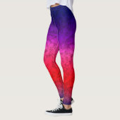 Leggings Ombre bleu-rouge (Gauche)
