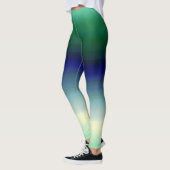 Leggings Ombre bleu vert (Gauche)