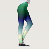 Leggings Ombre bleu vert (Droite)
