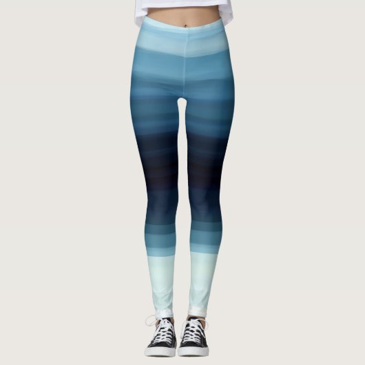 Leggings Ombre bleue (Devant)