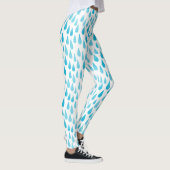Leggings Ombre Blue Falling Raindrops (Droite)