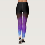 Leggings ombre de pourpre fou (Dos)