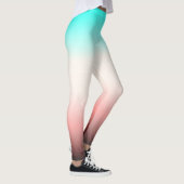 Leggings Ombre gris turquoise (Droite)