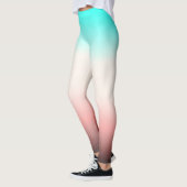Leggings Ombre gris turquoise (Gauche)