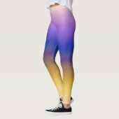 Leggings Ombre jaune violet (Gauche)