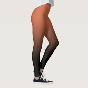Leggings Ombre Noir en terre cuite
