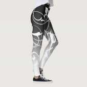 Leggings Ombre noir et blanc (Droite)
