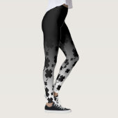 Leggings Ombre noir et noir sur le trèfle de feuille du (Droite)