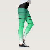 Leggings Ombre Noir Et Vert (Droite)