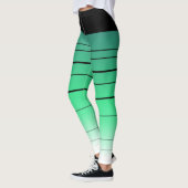 Leggings Ombre Noir Et Vert (Gauche)