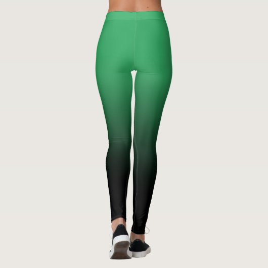 Leggings Ombre Noir Vert (Dos)