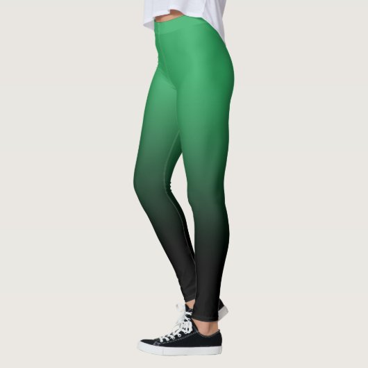 Leggings Ombre Noir Vert (Gauche)