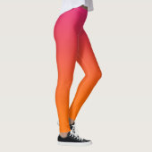 Leggings Ombre rose et orange (Droite)