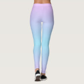 Leggings Ombré rose et turquoise (Dos)