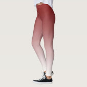 Leggings Ombre Rouge et Blanc tendance (Gauche)
