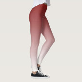 Leggings Ombre Rouge et Blanc tendance (Droite)