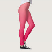 Leggings Ombre rouge rose saumon (Droite)