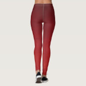 Leggings Ombre rustique rouge (Dos)
