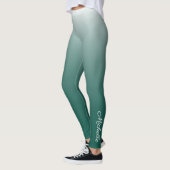 Leggings ombre vert (Gauche)