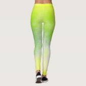 Leggings Ombre vert jaune (Dos)