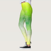Leggings Ombre vert jaune (Gauche)