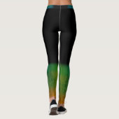 Leggings ombre verte (Dos)