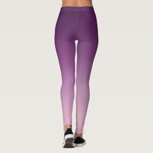 Leggings Ombré violet  (Dos)