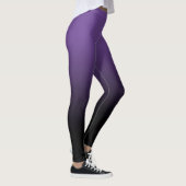 Leggings Ombre violet noir (Droite)