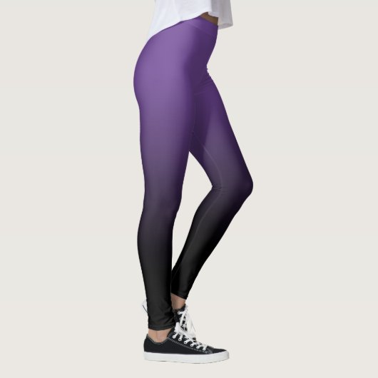 Leggings Ombre violet noir (Droite)