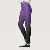 Leggings Ombre violet noir (Gauche)
