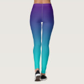 Leggings Ombre violet Turquoise (Dos)