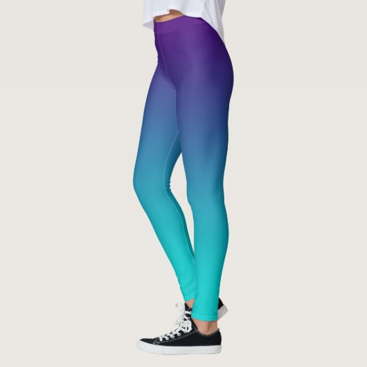 Leggings Ombre violet Turquoise (Gauche)