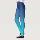 Leggings Ombre Yoga Turquoise bleu (Gauche)