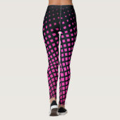 Leggings ombrés à motif pointillé pour femmes (Dos)