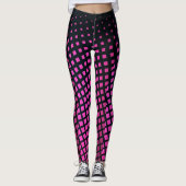 Leggings ombrés à motif pointillé pour femmes (Devant)
