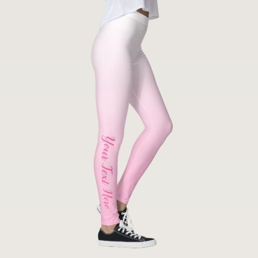 Leggings Ombres roses personnalisables (Droite)