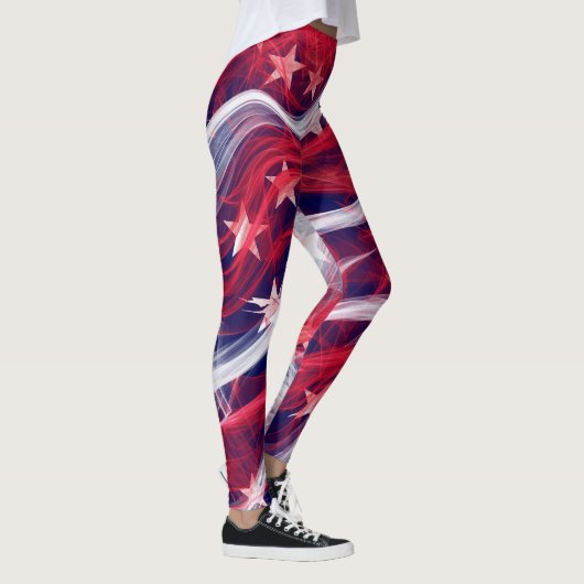 Leggings onder Amerikaanse vlag (Rechts)