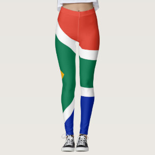 Leggings onder de vlag van Zuid-Afrika