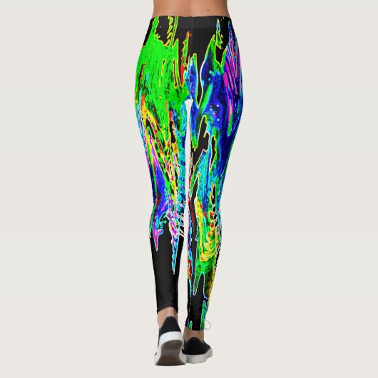 Leggings Ondes colorées (Dos)