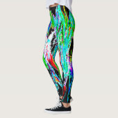 Leggings Ondes colorées (Gauche)