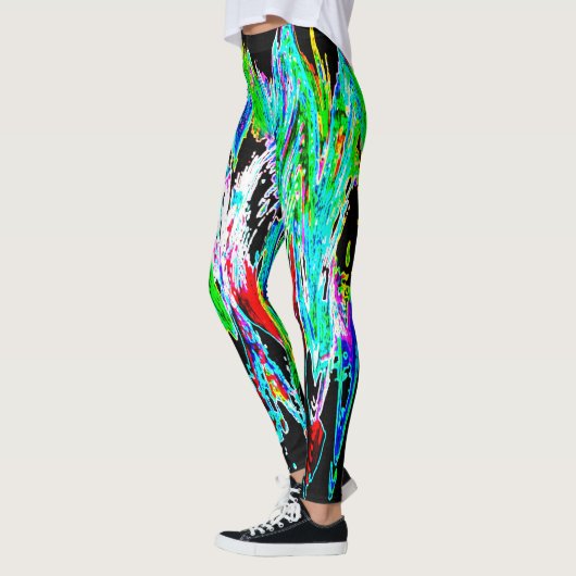 Leggings Ondes colorées (Gauche)